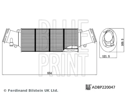 въздушен филтър BLUE PRINT ADBP220047