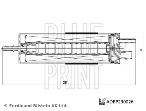 горивен филтър BLUE PRINT ADBP230026