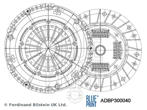 комплект съединител BLUE PRINT ADBP300040