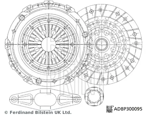 комплект съединител BLUE PRINT ADBP300095