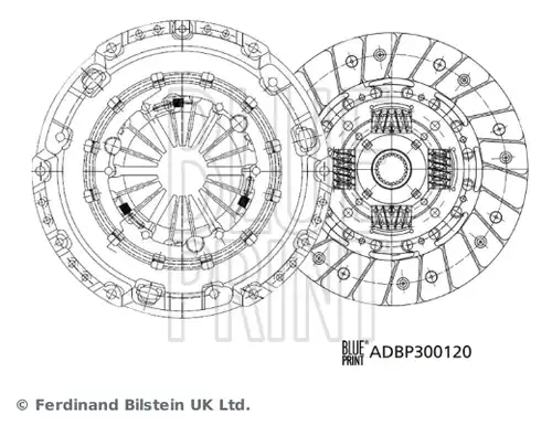 комплект съединител BLUE PRINT ADBP300120