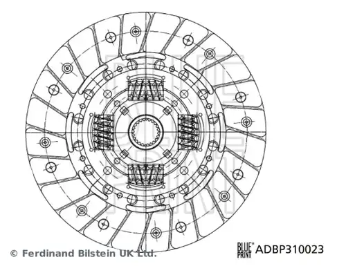 диск на съединителя BLUE PRINT ADBP310023