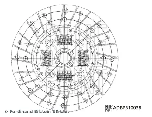 диск на съединителя BLUE PRINT ADBP310038