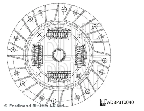 диск на съединителя BLUE PRINT ADBP310040