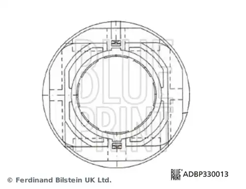 аксиален лагер BLUE PRINT ADBP330013