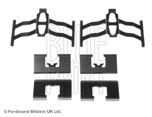 комплект принадлежности, дискови накладки BLUE PRINT ADH248600