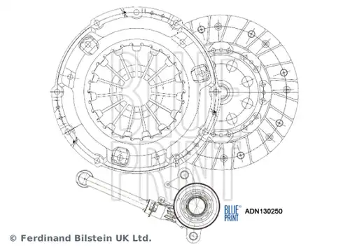 комплект съединител BLUE PRINT ADN130250