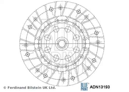 диск на съединителя BLUE PRINT ADN13193