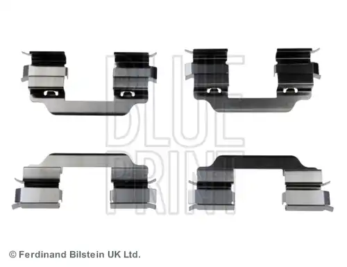 комплект принадлежности, дискови накладки BLUE PRINT ADN148601