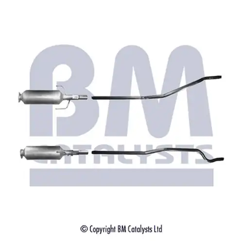 филтър за сажди/твърди частици, изпускателна система BM CATALYSTS BM11019P