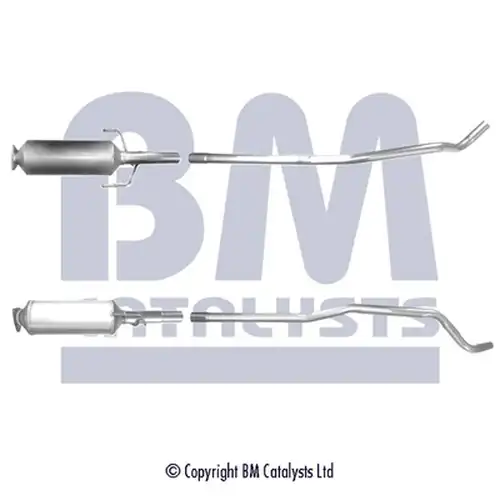 филтър за сажди/твърди частици, изпускателна система BM CATALYSTS BM11020P