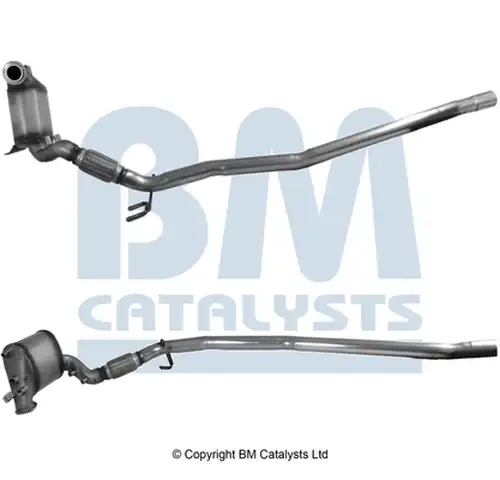 филтър за сажди/твърди частици, изпускателна система BM CATALYSTS BM11152