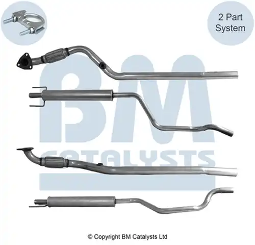 изпускателна тръба BM CATALYSTS BM50154