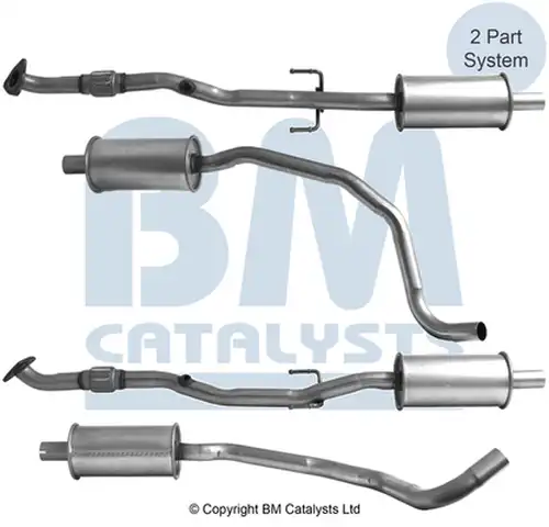 изпускателна тръба BM CATALYSTS BM50970