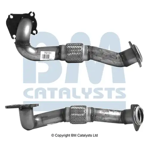 изпускателна тръба BM CATALYSTS BM70151