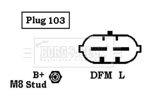 генератор BORG & BECK BBA2560