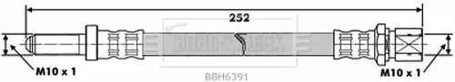 маркуч за съединителя BORG & BECK BBH6391