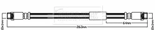 спирачен маркуч BORG & BECK BBH7985