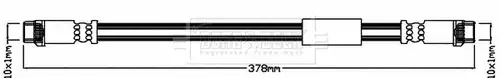 спирачен маркуч BORG & BECK BBH7986