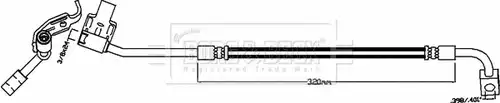 спирачен маркуч BORG & BECK BBH8099