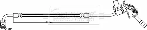 спирачен маркуч BORG & BECK BBH8100