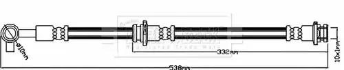 спирачен маркуч BORG & BECK BBH8232