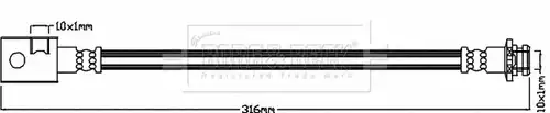 спирачен маркуч BORG & BECK BBH8245