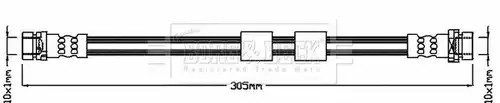 спирачен маркуч BORG & BECK BBH8369