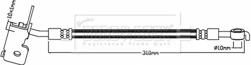 спирачен маркуч BORG & BECK BBH8417