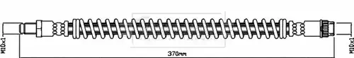 спирачен маркуч BORG & BECK BBH8435