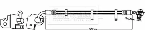 спирачен маркуч BORG & BECK BBH8563