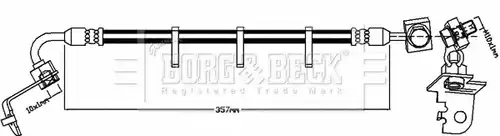 спирачен маркуч BORG & BECK BBH8564