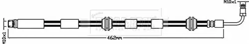 спирачен маркуч BORG & BECK BBH8617