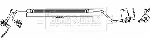 спирачен маркуч BORG & BECK BBH8630