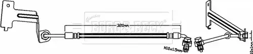 спирачен маркуч BORG & BECK BBH8639