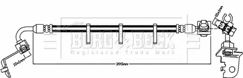 спирачен маркуч BORG & BECK BBH8640