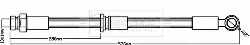 спирачен маркуч BORG & BECK BBH8657