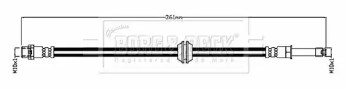 спирачен маркуч BORG & BECK BBH8778