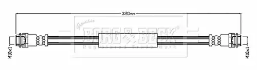 спирачен маркуч BORG & BECK BBH8813