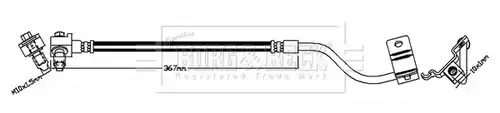 спирачен маркуч BORG & BECK BBH8833