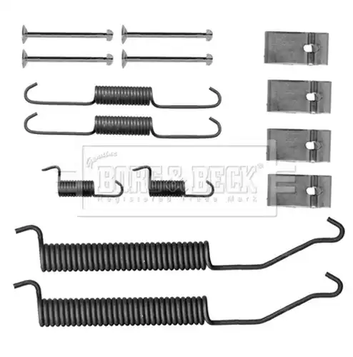 комплект принадлежности, спирани челюсти BORG & BECK BBK6298