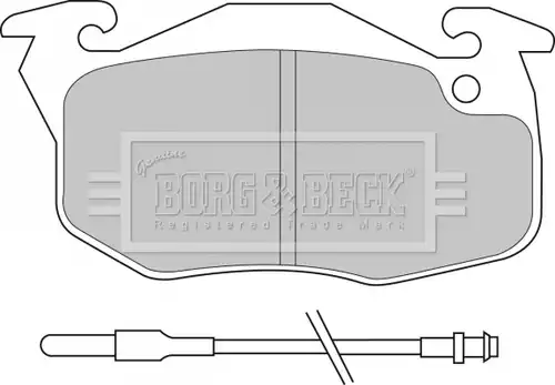 накладки BORG & BECK BBP1532