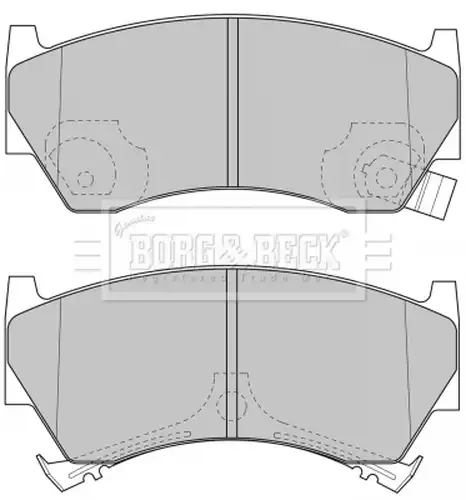 накладки BORG & BECK BBP1613