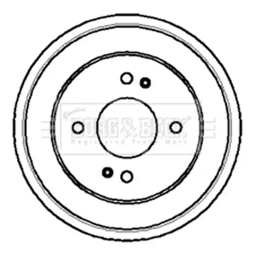 спирачен барабан BORG & BECK BBR7006