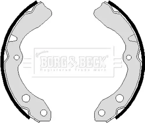 комплект спирачна челюст BORG & BECK BBS6102