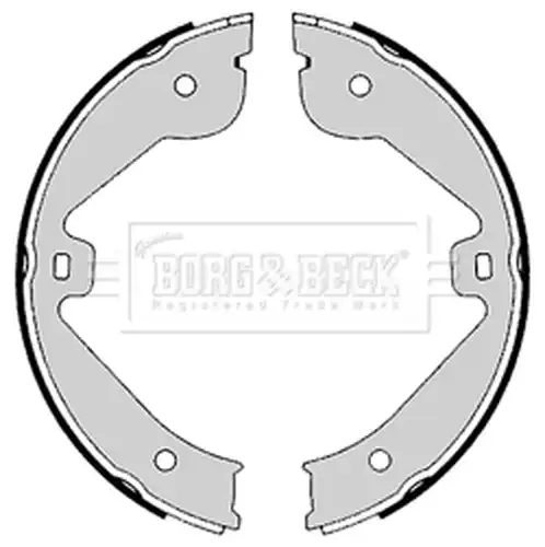 комплект спирачна челюст, ръчна спирачка BORG & BECK BBS6373