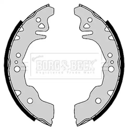 комплект спирачна челюст BORG & BECK BBS6402