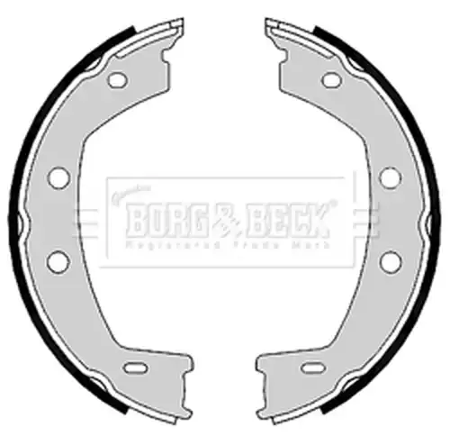 комплект спирачна челюст, ръчна спирачка BORG & BECK BBS6405