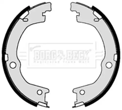 комплект спирачна челюст, ръчна спирачка BORG & BECK BBS6422