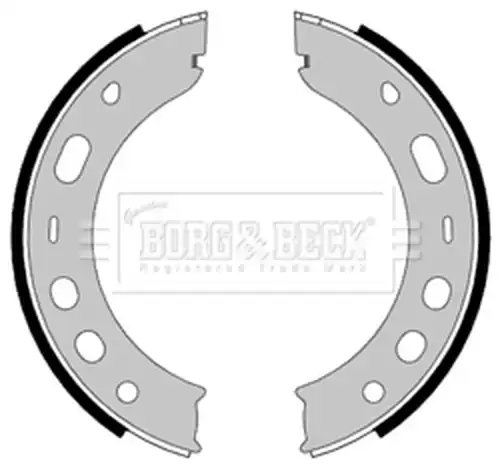 комплект спирачна челюст, ръчна спирачка BORG & BECK BBS6477